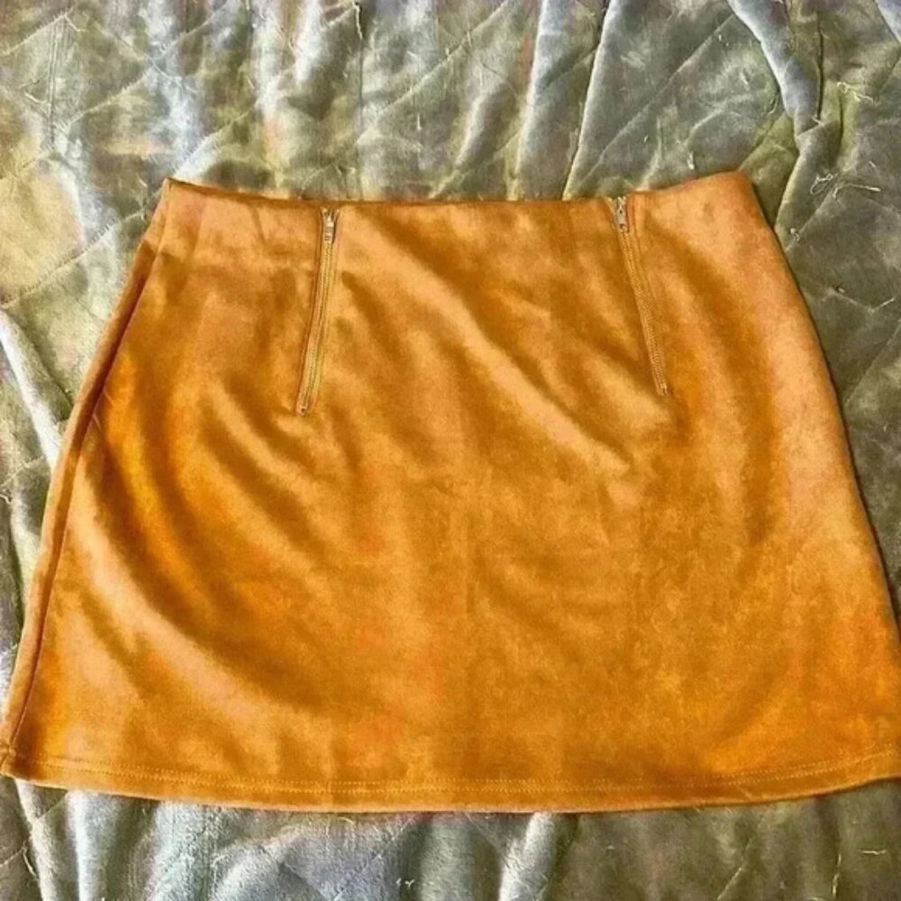 SHEIN Unity Zip Front Bodycon Skirt